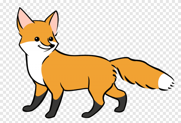 Лиса детский рисунок