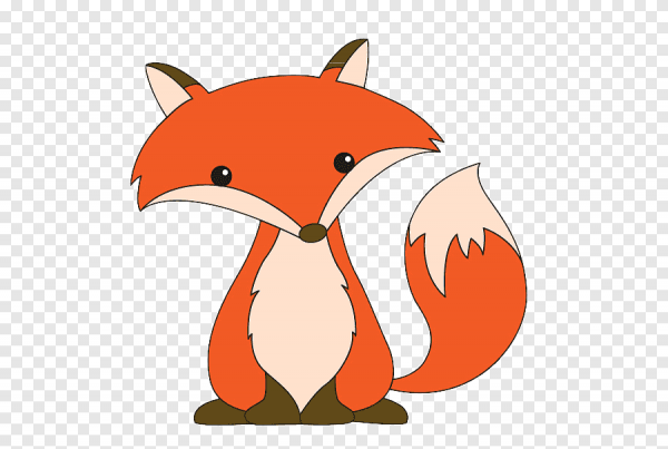 Лиса рисунок