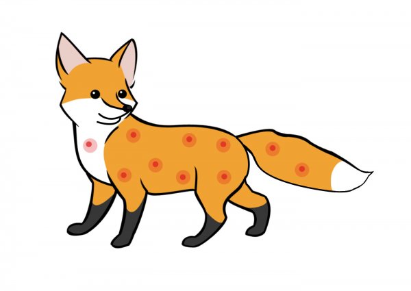 Рисунок лисы