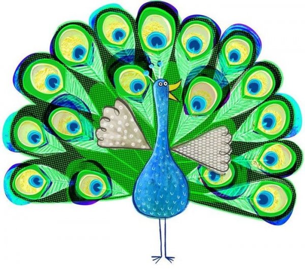 Павлин для детей