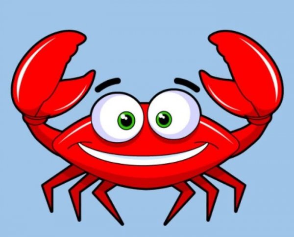 Смешной краб