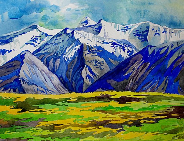 Горы для рисования