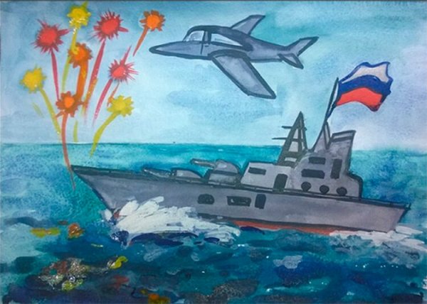 Рисование к 23 февраля