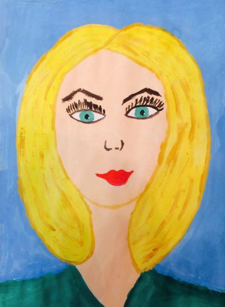 Детский рисунок мамы