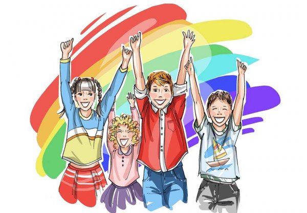 Вожатый и дети