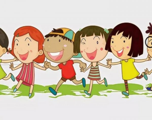 Дети в лагере рисунки