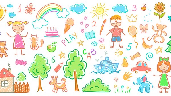 Детские векторные фоны
