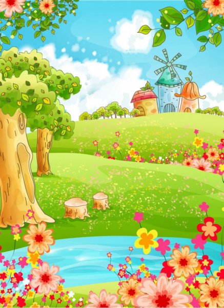 Красивые детские фоны