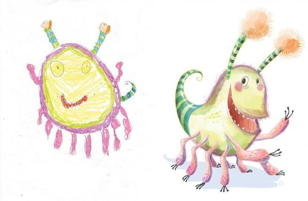 Детские рисунки монстро