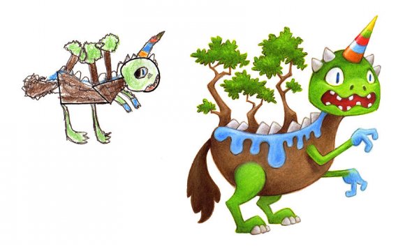 Очаровашки монстры рисунки