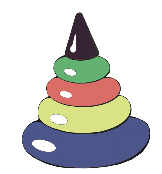 Пирамидка детская рисунок