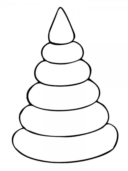 Раздаточный материал пирамидки для детей