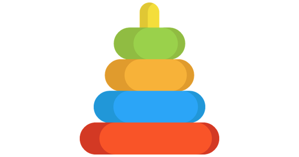 Пирамидка трафарет