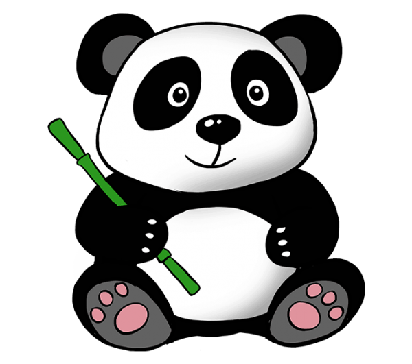Панды мультяшные
