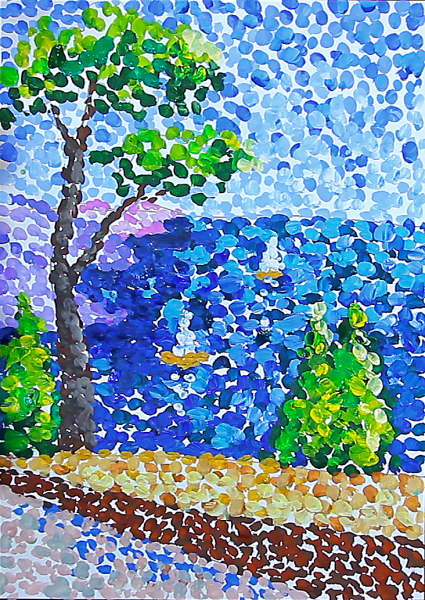 Интересны ЕТЕХНИК рисования для детей