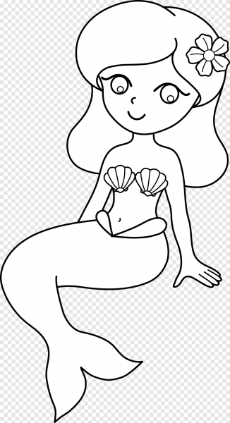 Русалка контур