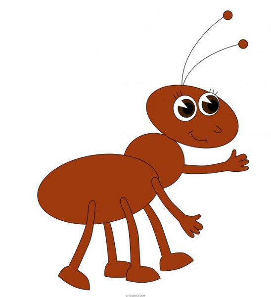 Муравей мультяшный