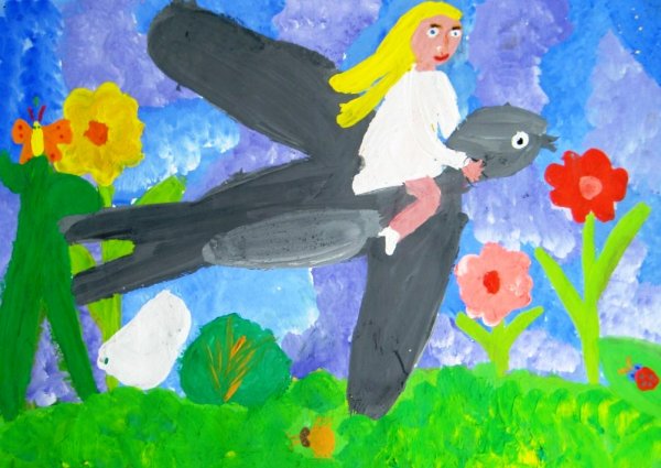 Сюжетное рисование в старшей группе