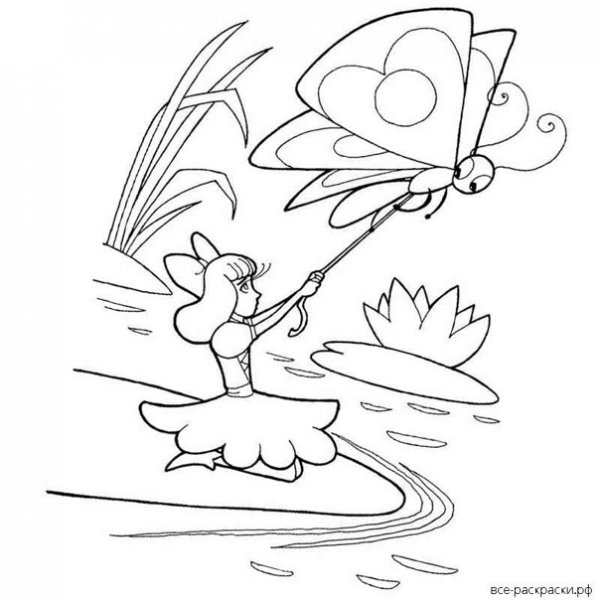 Сказки Андерсена раскраски