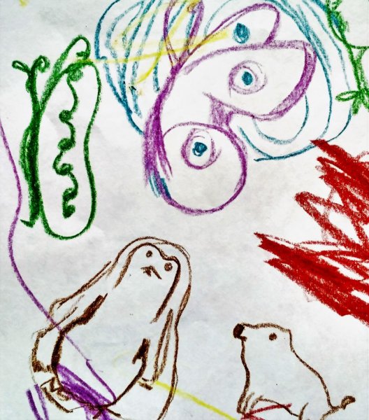 Рисование каракули дети