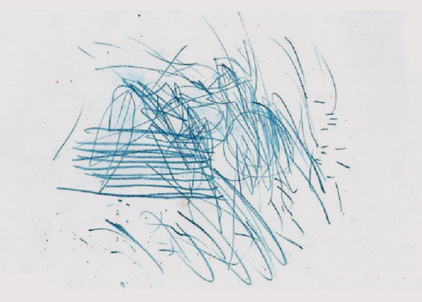 Каракули на листе