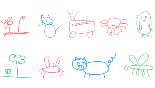 Детские рисунки каракули