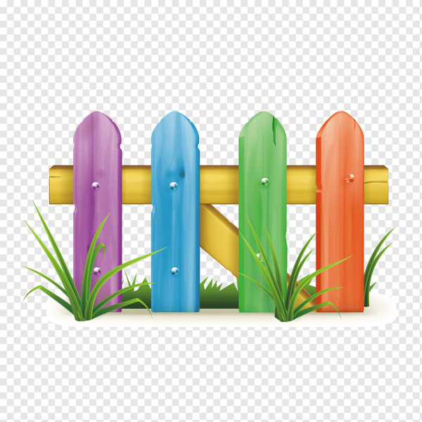 Забор мультяшный