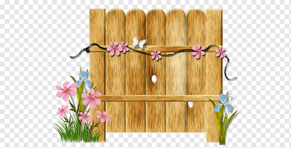 Заборчик на прозрачном фоне