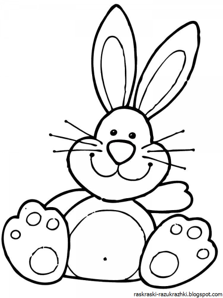 Контуры для аппликаций для детей