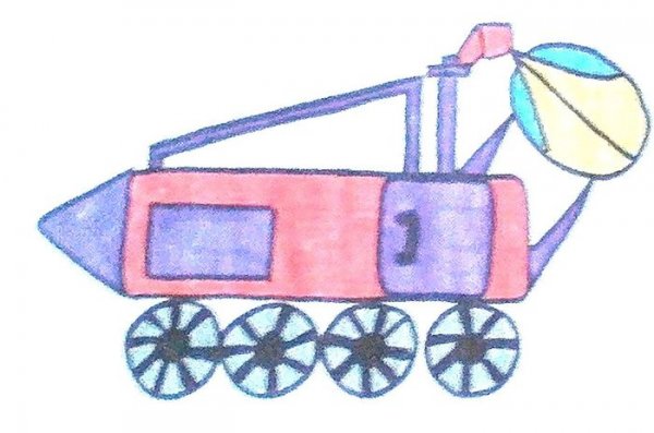 Рисование Луноход