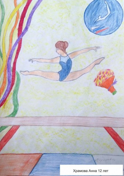 Рисование на спортивную тему