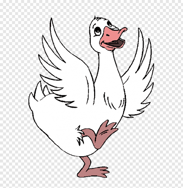 Гусь мультяшка