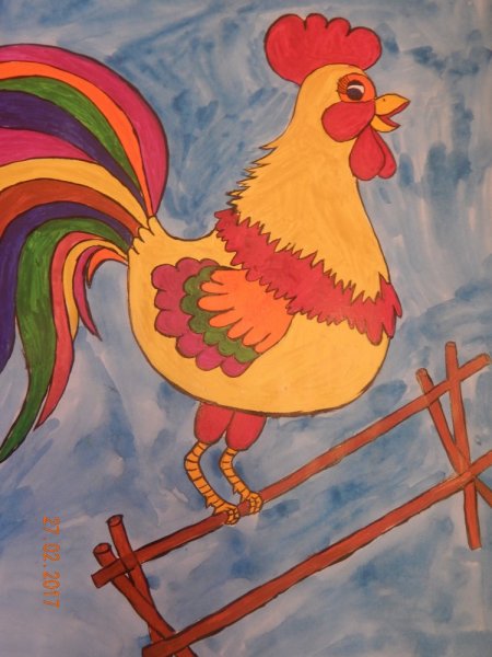 Сказочный петушок