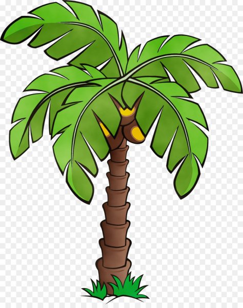 Пальма печать