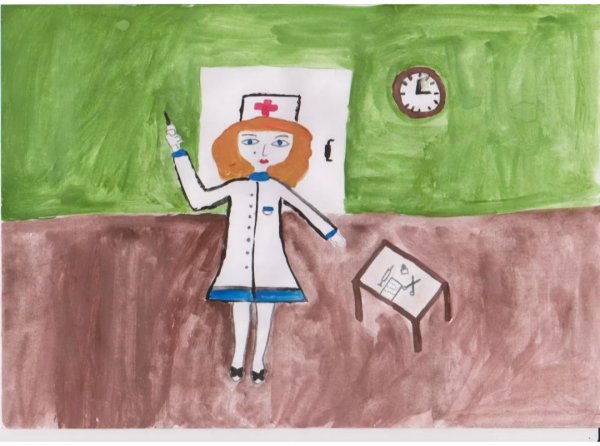 Медсестра мультяшная
