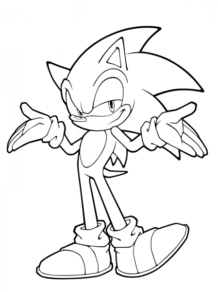 Герои Соник бум раскраска