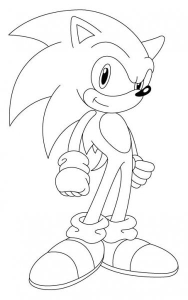 Раскраски Соник хеджхог
