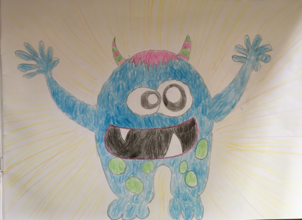 Невероятные животные детский рисунок