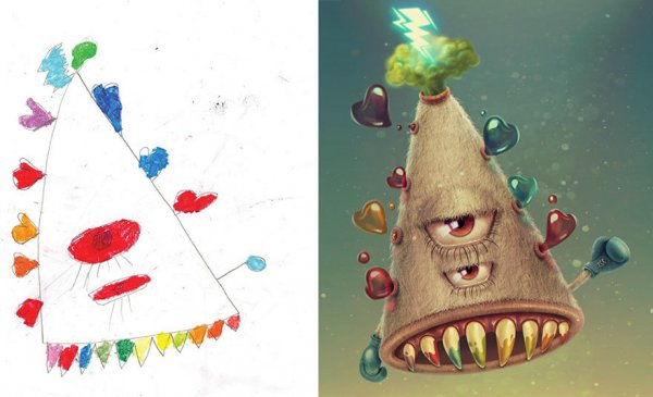 Непонятный детский рисунок