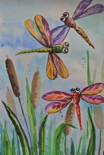 Рисование мир насекомых