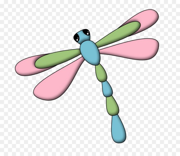 Стрекозы мультяшные