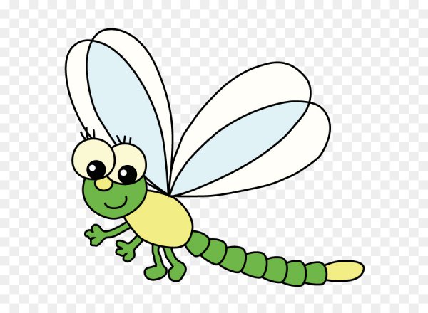 Стрекоза из мультфильма