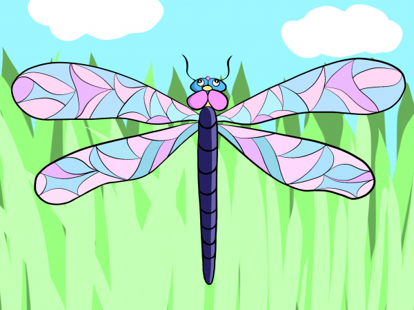 Рисование Стрекозы