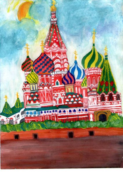 Кремль для рисования