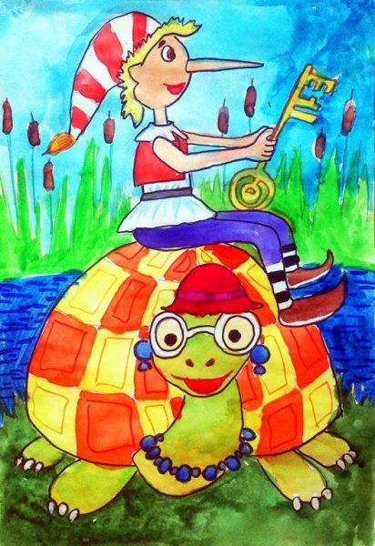 Рисование Буратино