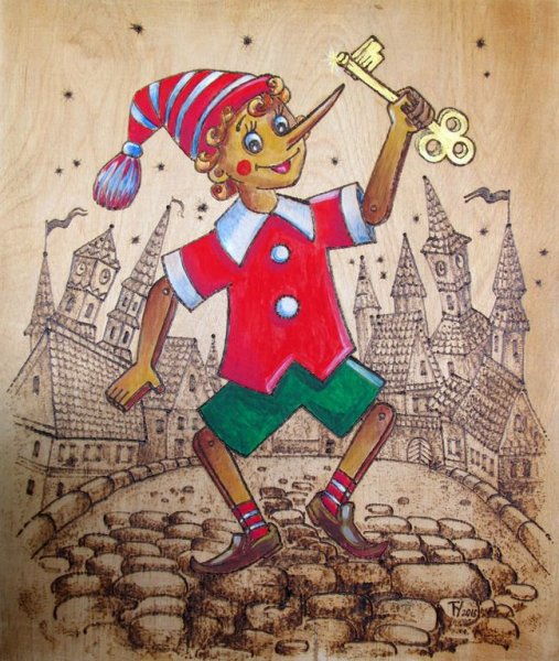 Рисование Буратино