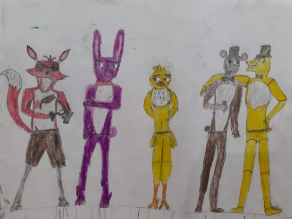 Рисунки ФНАФ 1