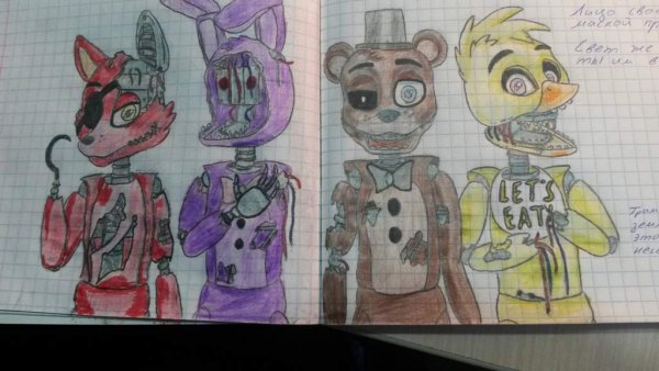 Мои рисунки FNAF