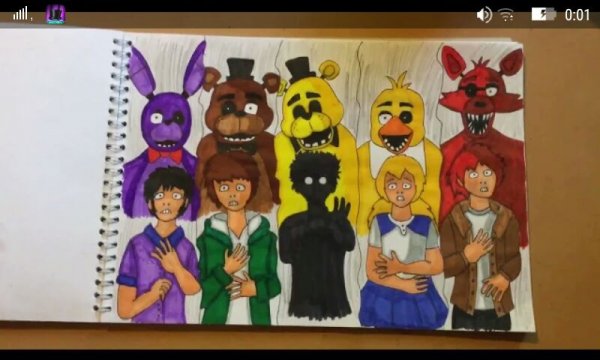 ФНАФ нарисовали дети