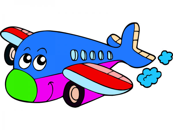 Самолет мультяшка